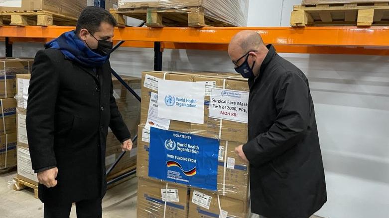 The 117-pallet consignment contains a variety of emergency medical devices. (Photo: WHO)